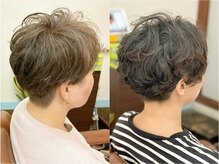 ヘアーマツシタ(Hair Matsushita)の雰囲気（硬い髪にハイライト＆バッサリショート！北習志野駅船橋日大前駅）