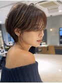 ショートボブ/ショートカット/くびれショート/大人ボブ/ショート