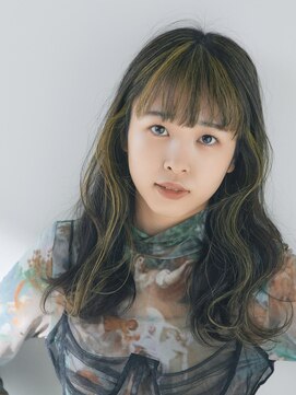 ファースト 吉祥寺(FIRST KICHIJOJI) インナーカラー　ロングウェーブ【FIRST】小林真奈美