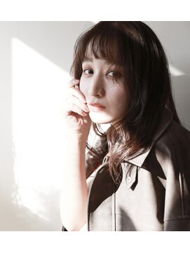 メノン(Menon) イメチェンカット レイヤーロング 斜めバング デジタルパーマ