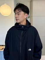 ローレンアオ(LOREN AO)&nbsp;前髪/アンブレラカラーになれミディ/イメチェン/ウェーブパーマ