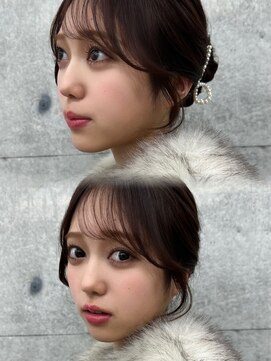 アイヴィ 表参道(IVY) 結んだ時にかわいい 顔まわりカット  【肥田亜沙美】
