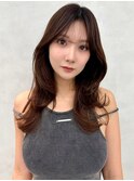 レイヤー/ネビージュ/韓国ヘア/イメチェン/縮毛矯正/調布