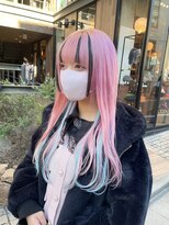 ドットハリス(.Hallis)&nbsp;デザインカラー/ダブルカラー/顔周りカット