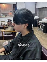 オムファミーユラグ(homme, famille raugh) 綺麗めマッシュウルフ