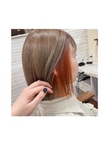 アボックス(abox)&nbsp;ベージュ系カラー＋インナーカラー