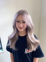 エクファ ヘア リゾート 大津 瀬田店(ex-fa hair resort)&nbsp;イメチェン/ホワイトブロンド/外ハネボブ/美髪/大津/瀬田