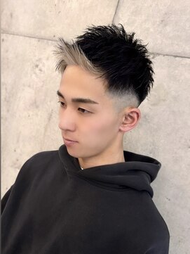 ソウルイーターレベル4(Soul eater Level 4) メンズアップバング/メッシュ/フェード/ハイライト/ハイトーン