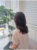 ヌーディーカラー/小顔ひし形/髪質改善/簡単スタイリング