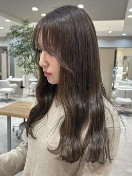 ヴィサージュアクト(VISAGE a.c.t) 前髪パーマ モカブラウン