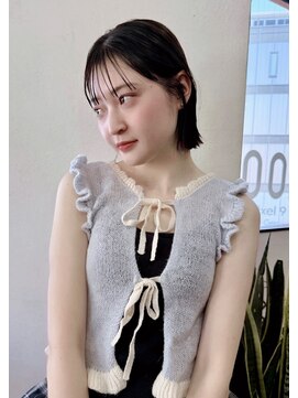 リコバイアフロート(riko by afloat) ボブ/切りっぱなしボブ/オリーブカラー