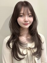 アンカーバイナチュラル(anchor by natural)&nbsp;韓国風/レイヤー/小顔/前髪カット/ハッシュカット
