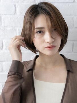 フィーユ 郡山安積店(FEYU) ミディアムヘア/暗めカラー/グランマッシュ/郡山150