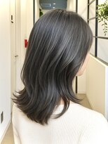 フリック 京都河原町店(FLICK)&nbsp;★暗髪カラー/ネビージュ/透明感/就活対応◎/ハッシュレイヤー