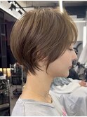 東静岡ショートボブくびれショートイルミナカラー顔周りレイヤー