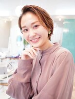 ロミー 本厚木(ROMMY.) 20代30代40代50代◎小顔クールショートヘーゼルブラウン