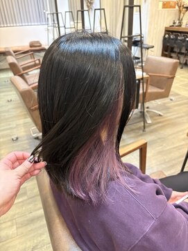 推しカラー/インナーカラー/紫