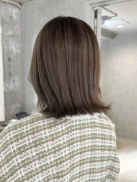 ラック(LUCK) ハイライトベージュ/船橋/くすみベージュ/細めハイライト