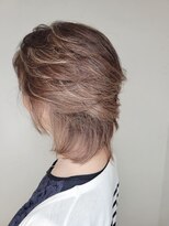 松本平太郎美容室 国立店&nbsp;40代50代60代×ミディアムレイヤー×イノアカラー×ハイライト