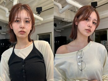 ソワンドゥブレスシエン 堀江店(soin de brace CIEN)の写真/【堀江】似合わせ提案で理想のボブに。乾かすだけでまとまるシルエット【ボブ/髪質改善/縮毛矯正】