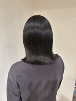 ジャム(Jam) オリーブグレージュ×肩ボブ【mayu】
