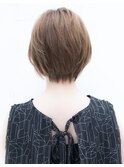 インナーカラー美髪サイドバングエンドカラー20代ショートボブ
