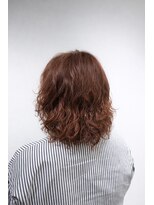 オーク ナチュリ(OAK×NACHUL) デジタルパーマ ボブ カッパーレッド