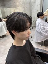 クーラアオヤマ(Cura Aoyama) シースルーセンターパート/毛流れ縮毛矯正/酸性ストレート