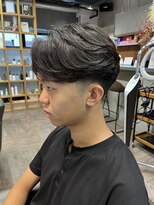 スタイルメンズ 藤沢(STYLE MEN)&nbsp;STYLE MENメンズカットセンターパートテーパーフェード藤沢