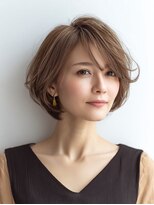 Heart's美人設計と白髪ぼかし専門店 青山表参道店 脱白髪染め/ショートヘア【ハーツ】&nbsp;白髪ぼかし脱白髪染め似合わせショートボブ40代50代60代