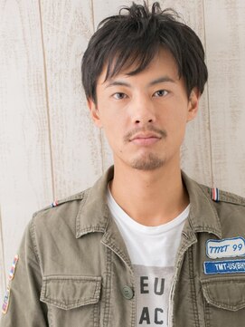 メンズヘア ビーセカンド 草加店(MENS HAIR B-2) 30代40代くせ毛風ダウンバング伸ばしかけ暗髪メンズカットa1草加