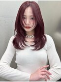 韓国ヘア/ハッシュカット/レイヤーカット/顔周りレイヤー/