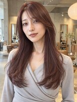 ウト(Uto)&nbsp;レイヤーカット/ピンクベージュ/プレトワカラー/髪質改善/四条