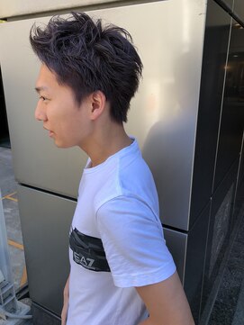 グランドライン(GRAND LINE) 《GRANDLINE松本祐太朗》マッシュ 束感 アッシュブラック