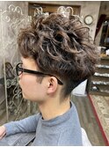大人仕立てのアップバングショート