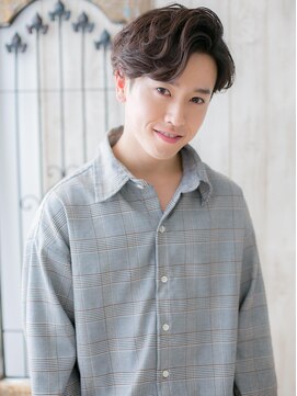 グルーミングサロン バーバー キャッスル 北浦和西口(Grooming salon Barber Castle) ワイルドアップバングでジェントルマンstyle D