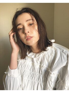 サク(Sac.) Sac. 栃木優佑 ボブ 透明感カラー ナチュラルヘア