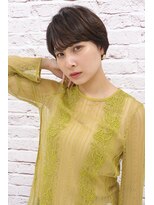 オーロ 西宮店(ORO) アッシュカラーのマッシュショート