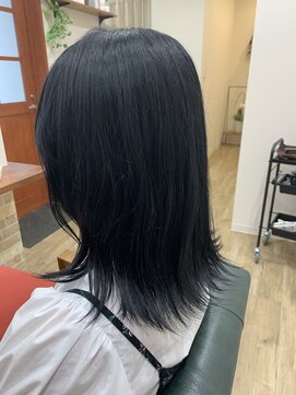 モーヴ(Mauve) アッシュブラックにほんのりブルー