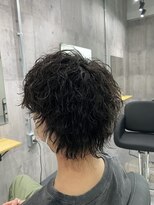 ビカムメンズヘアー 栄店(become men's hair)&nbsp;【波巻きパーマウルフ】名古屋栄メンズカットツイストスパイラル