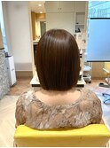 【ワンランク上のボブ】まとまる切りっぱなしボブ