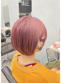 ダブルカラー×ピンク