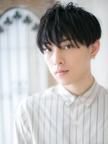 トニーアンドガイメン ホテル京阪仙台店(TONI&GUY MEN)&nbsp;アッシュブラックで優しい印象の重軽マニッシュショートf仙台