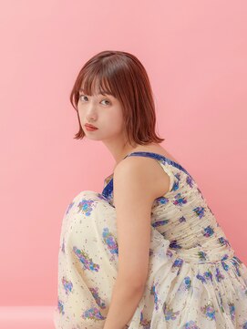 ラフィス ヘアー クラン 広島本通店(La fith hair clan) 【La fith】切りっぱなしボブ×シースルーバング