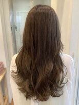バイオレット 栄店(Violet)&nbsp;【ブリーチ無し】オリーブベージュ/赤味消しカラー/ロングヘア