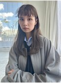 くびれヘア顔周り韓国レイヤーカット黒髪ショートミディアム/柏