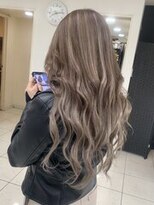 ディア(.eer) 【.eer/ディア】シールエクステ×ミルクティーグレージュ/心斎橋