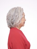 えがお美容室&nbsp;【えがお美容室】分け目が気になる方に◎ボブパーマスタイル