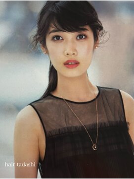 エクラート セントラル 赤坂(ECLART CENTRAL) 黒髪　ポニーテール