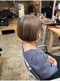 脱白髪染めブリーチ無しダブルカラーカットトリートメント15400